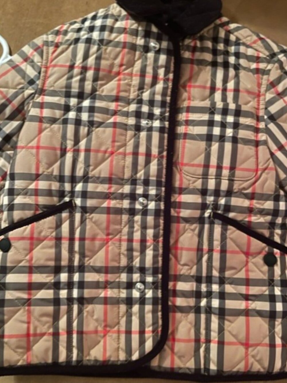Authentic Burberry Check Quilted Barn Jacket - Picture 7 of 9